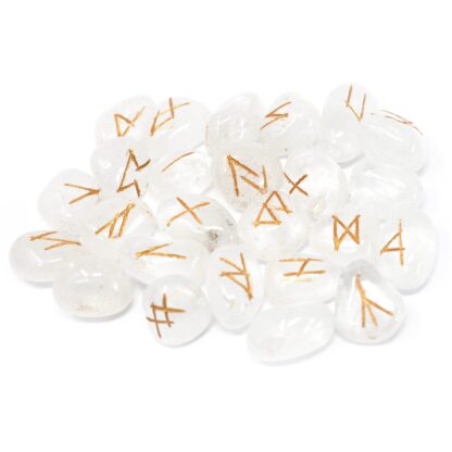Runes Stone Set in Pouch  - Crystal - Image 2