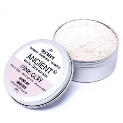 Pink Clay Face Mask 50g - Image 2