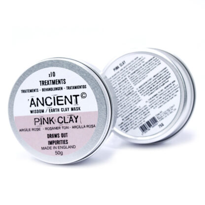 Pink Clay Face Mask 50g - Image 3