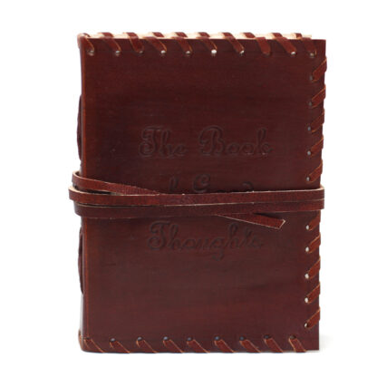Leather Book of Thoughts with Wrap Notebook (6x4") - Image 4