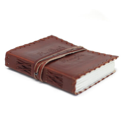 Leather Book of Thoughts with Wrap Notebook (6x4") - Image 7