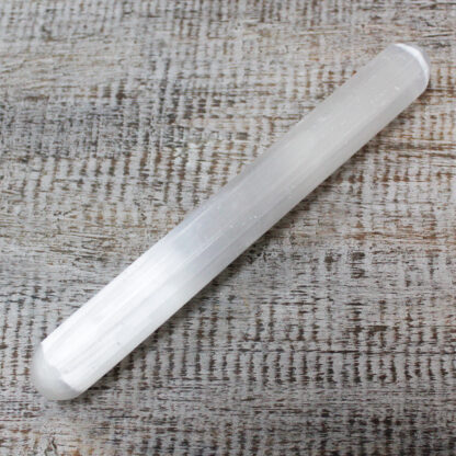 Selenite Wand - 16 cm (Round Both Ends) - Image 2