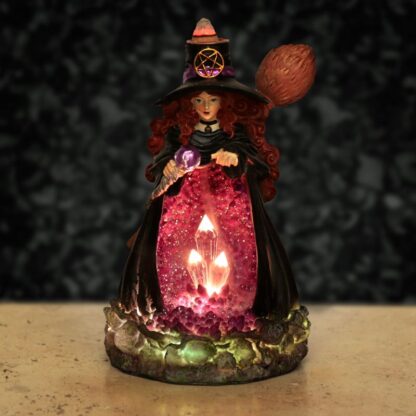 Witches Crystal Cave LED Backflow Incense Burner - Image 3