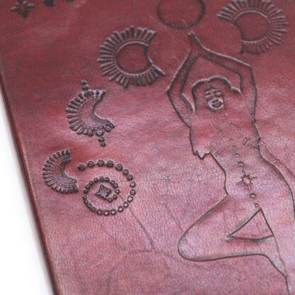 Medium Notebook with strap - Cosmic Goddess - Image 5