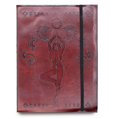 Medium Notebook with strap - Cosmic Goddess - Image 2