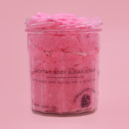 Fragranced Sugar Body Scrub - Strawberry Rum 300g - Image 3