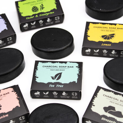 Charcoal Soap 85g - Tea Tree - Image 3