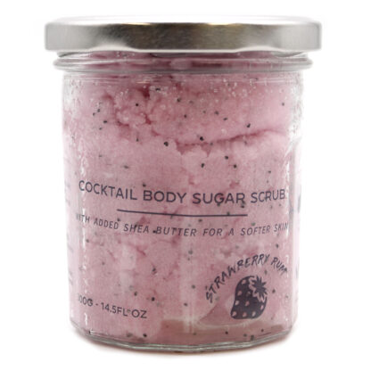 Fragranced Sugar Body Scrub - Strawberry Rum 300g - Image 6