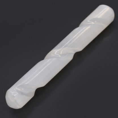 Selenite Spiral Wand - 16 cm ( Round Both Ends) - Image 3