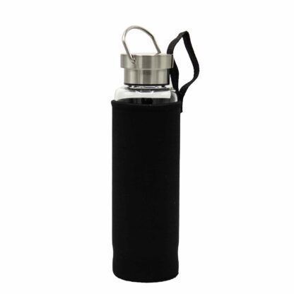 Crystal Infused Glass Water Bottle - Invigorating Red Jasper - Obelisk - Image 4