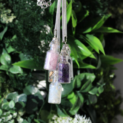 Bottled Gemstones Necklace - Amethyst - Image 4