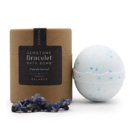 Sodalite Gem Bracelet Bath Bomb - Image 2