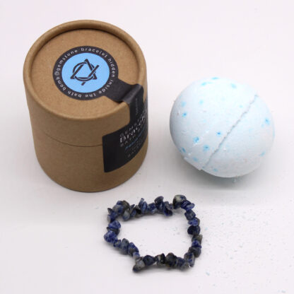 Sodalite Gem Bracelet Bath Bomb - Image 4