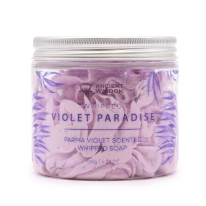 Parma Violet Whipped Soap 120g - Image 4