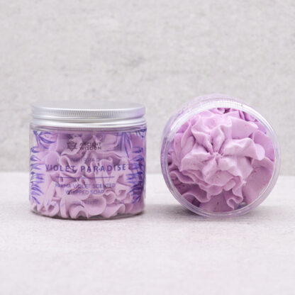 Parma Violet Whipped Soap 120g - Image 5