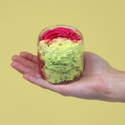 Strawberry & Kiwi Whipped Soap 120g - Image 5