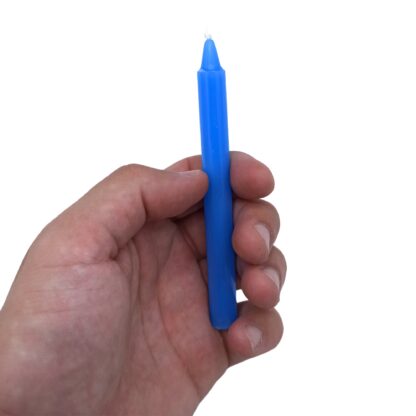 Manifest Magic Candles (pack of 12) - Blue - Throat Chakra - Image 4