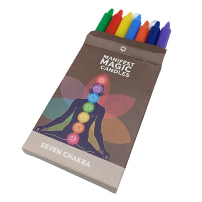 Seven Charkra Manifest Candles (pack of 7) - Image 2
