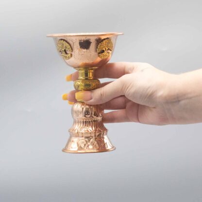 Copper Ritual Goblet with Tree of Life 10x15cm - Image 3