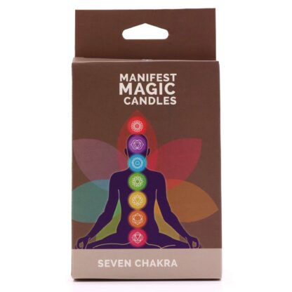 Seven Charkra Manifest Candles (pack of 7) - Image 5