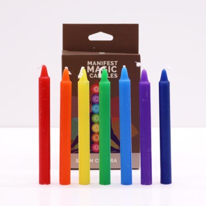 Seven Charkra Manifest Candles (pack of 7) - Image 7