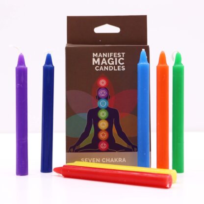 Seven Charkra Manifest Candles (pack of 7) - Image 8