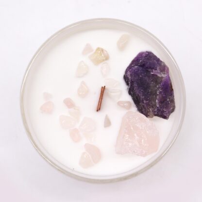 Chakra Crystal Candles - Third Eye Chakra - Image 2