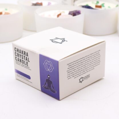 Chakra Crystal Candles - Third Eye Chakra - Image 3
