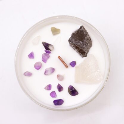 Chakra Crystal Candles - Crown Chakra - Image 2