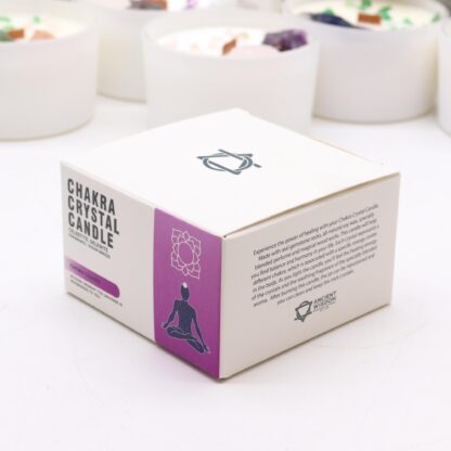 Chakra Crystal Candles - Crown Chakra - Image 3