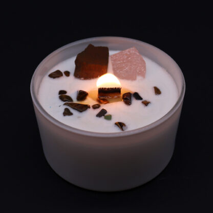 Chakra Crystal Candles - Sacred Chakra - Image 5