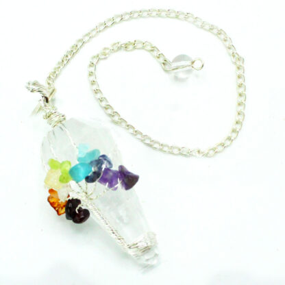 Magic Pendulum - Seven Chakra - Rock Quartz - Image 3