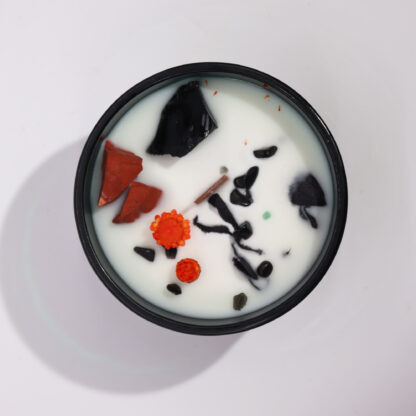 Hop Hare Crystal Magic Flower Candle - The Devil - Image 3