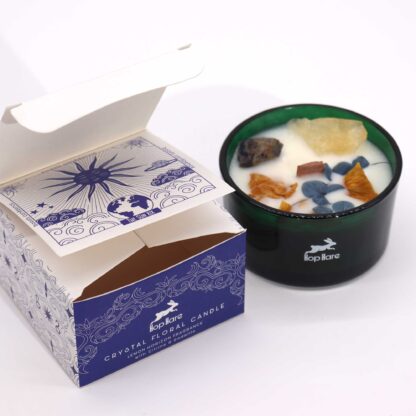Hop Hare Crystal Magic Flower Candle - The Sun - Image 2