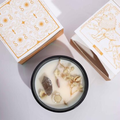 Hop Hare Crystal Magic Flower Candle - The Lion - Image 4