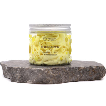 Banana Whipped Soap 120g - Image 5