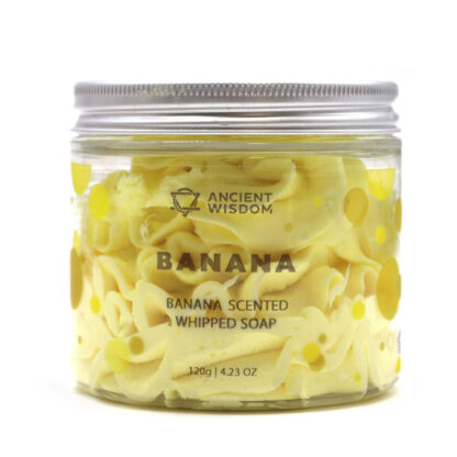 Banana Whipped Soap 120g - Image 6