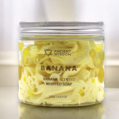 Banana Whipped Soap 120g - Image 7