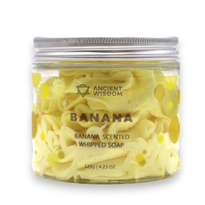 Banana Whipped Soap 120g - Image 4