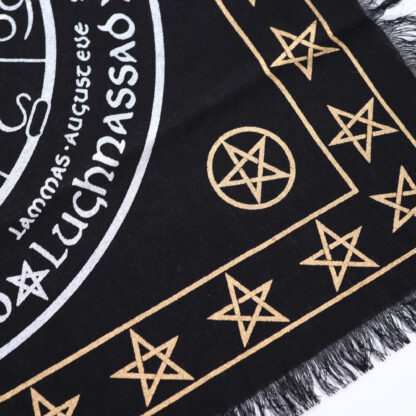 Esoteric Fringed Altar Cloth -  Life Death Rebirth - Image 2