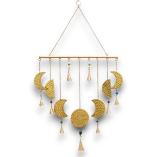Indian Chimes - Brass Moon Phases Chimes