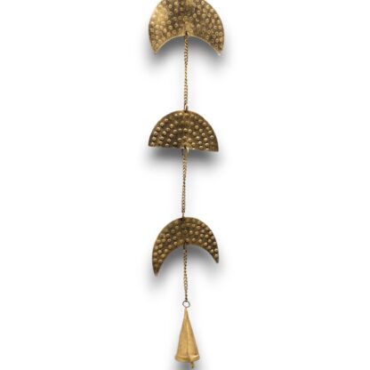 Indian Chimes - Brass Moon Phases Drop with Bell - Image 2