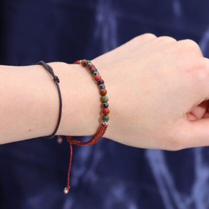 Zodiac Crystal Candle with Gemstone Bracelet - Aries - Image 4